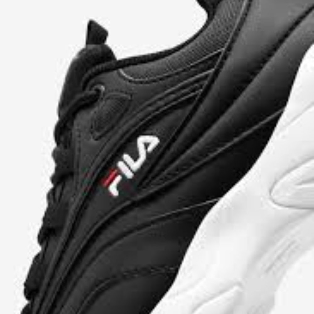 FILA Ray Sneakers in Black, FILA Red, and White - Picture 13 of 16